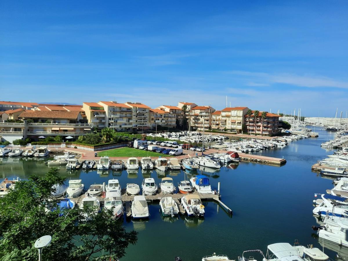 Appartement T2 Vue Mer Et Port,2 Balcons, Parking Prive Canet-en-Roussillon Exterior photo